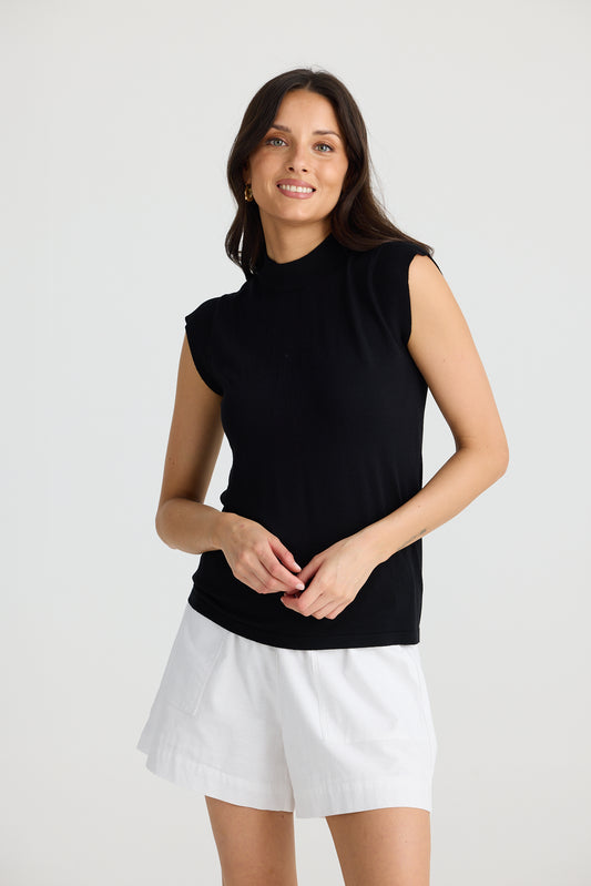 Paula Knit Top - Black