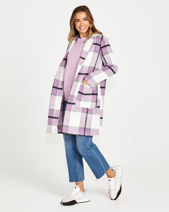 Jodi Check Coat